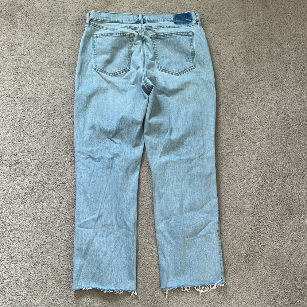 Abercrombie and Fitch low rise, the baggy jeans, denim light size 30/10 regular - Picture 5 of 6